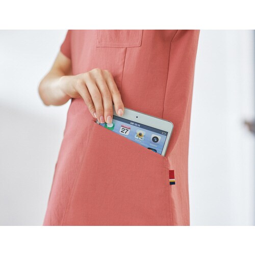 レディススクラブ7071SCS.ネイビー4L