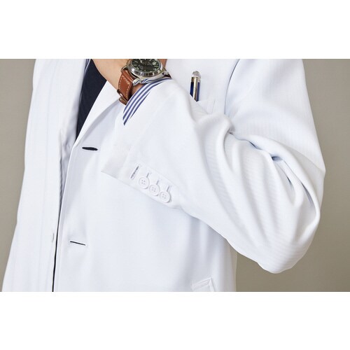 メンズシングルコート1540SGホワイトLL