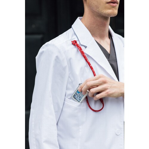 メンズシングルコート1538PPホワイトM