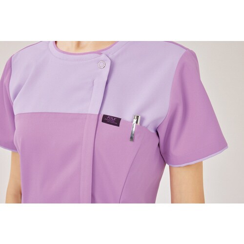 レディスジップスクラブ7079SCDNxMブルLL