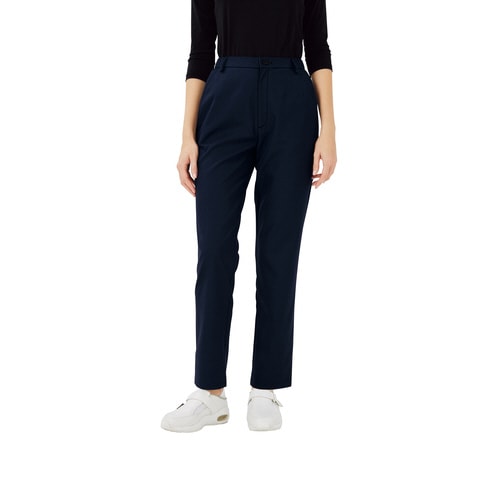 スリムテーパードパンツ6016SCDネイビーM