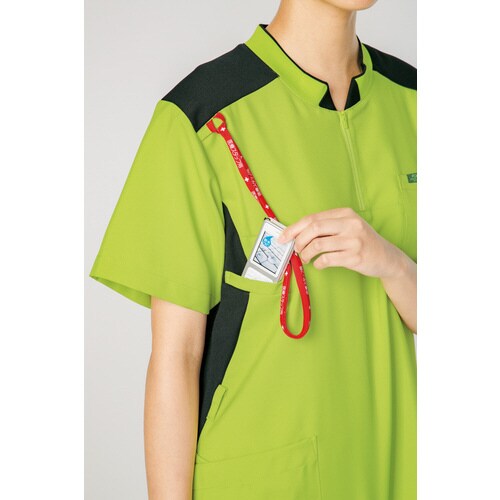 ジップアップスクラブ7037SCCP×バーガンL