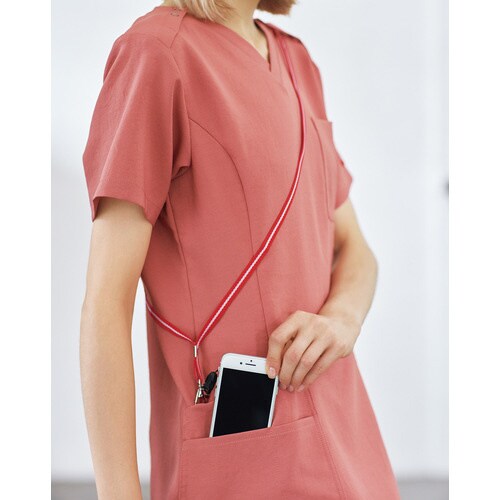 レディススクラブ7071SCS.ネイビーLL