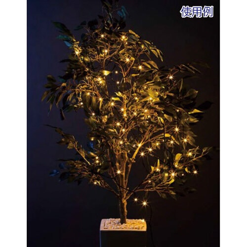 防滴200球LEDライト(ゴールド)