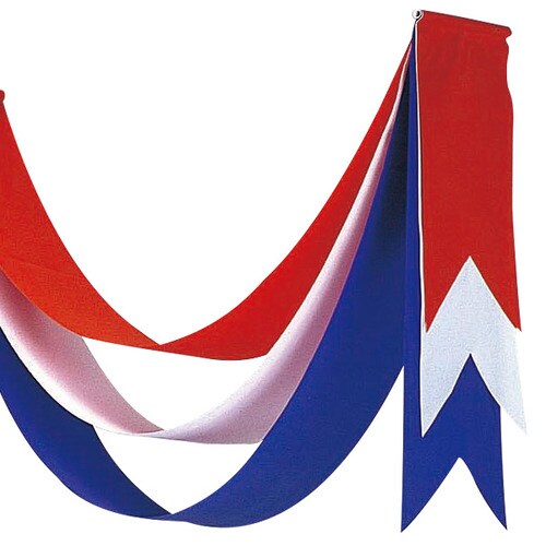 三連ペナント 赤/白/紺