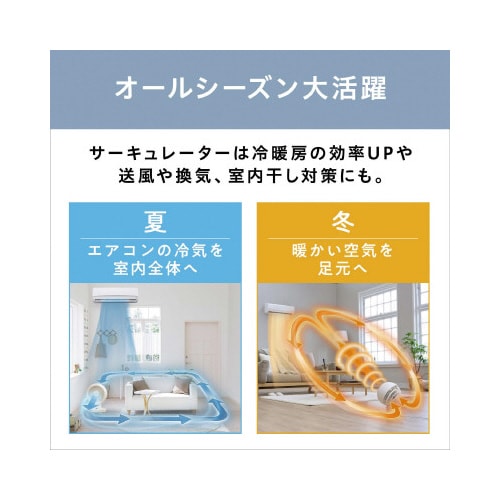 サーキュレーターアイ 18畳 上下左右首振り