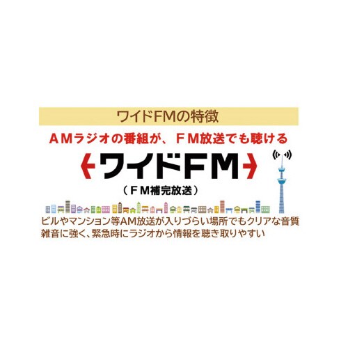 らくらくチューナー FM AM 2バンドレシーバー