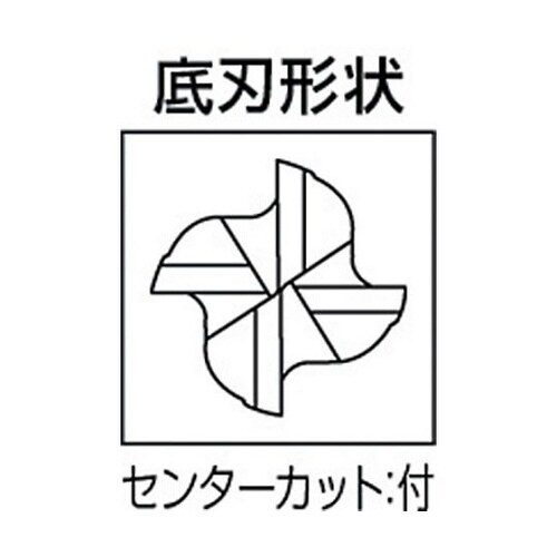 4枚刃エムスターエンドミルM MS4MCD0300