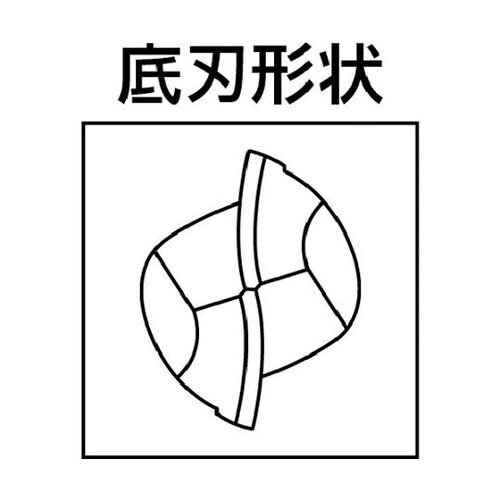 MSプラスエンドミルMP2XLBR0010N020