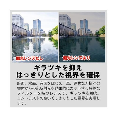 サングラス 偏光スモークレンズモデル