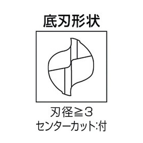 2枚刃汎用エンドミル(Mタイプ) 1102095