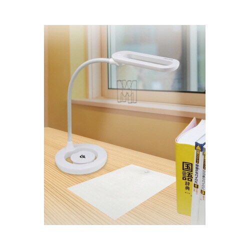 スタンド型LEDデスクライト DK−R103 白