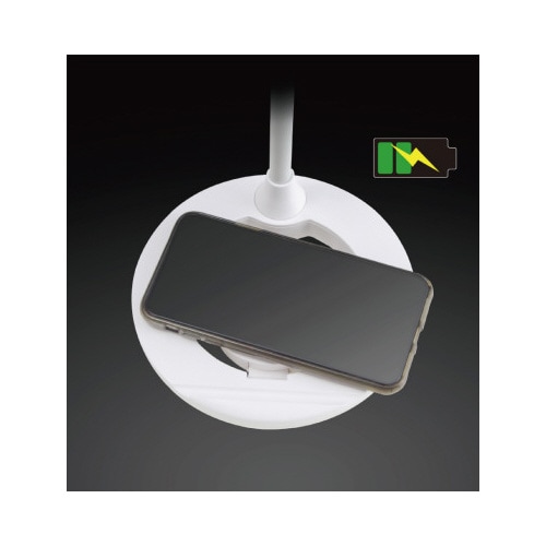 スタンド型LEDデスクライト DK−R103 白