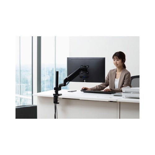 ディスプレイアーム シングルUSB付き
