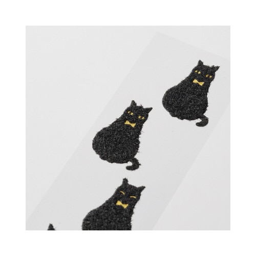 ミニレターセット306 シール付 黒猫柄