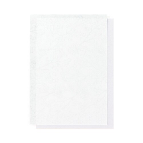 便箋<B5> 透かし和紙 ピンクブーケ柄