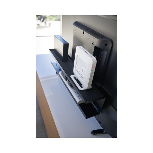 テレビ裏収納ラックスマートブラック