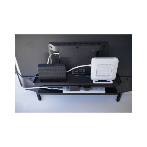 テレビ裏収納ラックスマートブラック