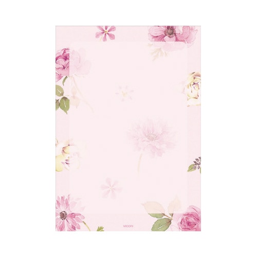 メモ カントリータイム 花柄