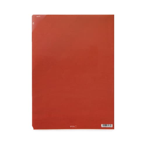 5ポケットクリアホルダー A4 ストライプ柄 黄