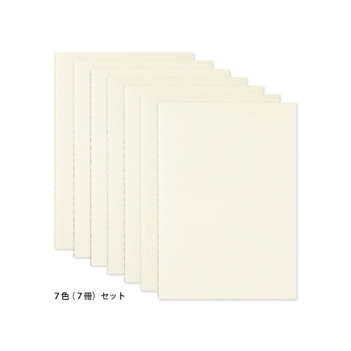 MDノートライト<A5> 方眼罫 7色入