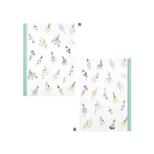 日記 ドライフラワー柄