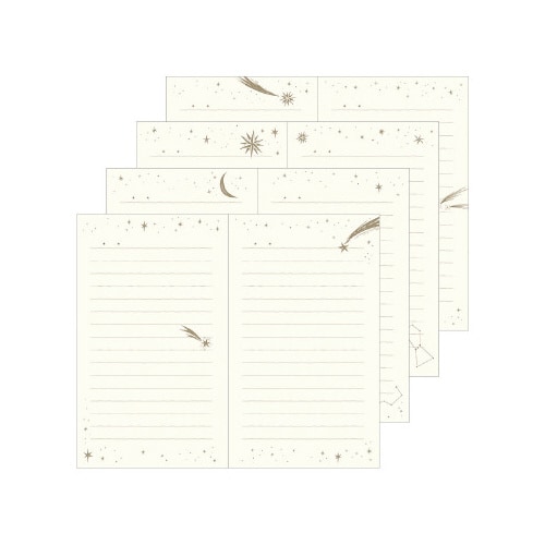 日記 1日1ページ 洋書 星柄