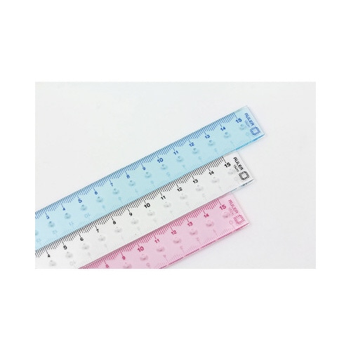 定規<15cm> 透明