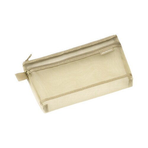 メッシュペンポーチ ペールベージュ