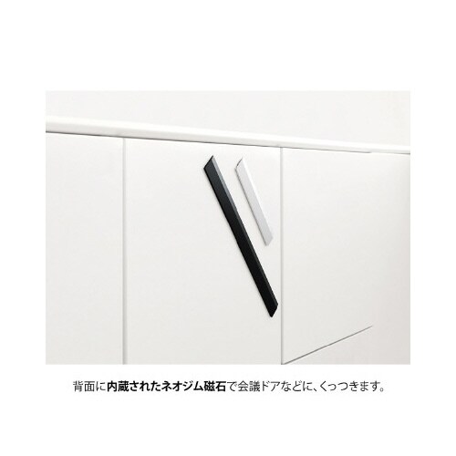 アルミ定規<30cm> ノンスリップ 黒