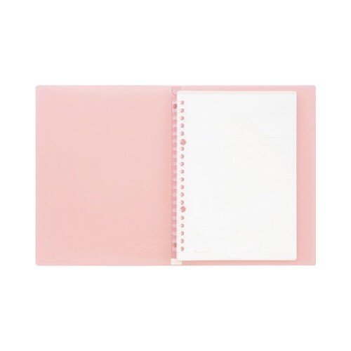 バインダーノートA5クルフィットライトピンク×4