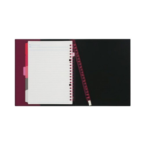 バインダーノート A5 クラルテ ピンク×4