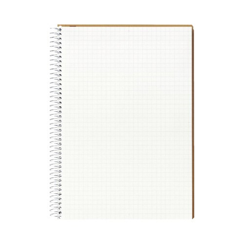 スパイラルノート A5 方眼罫 80枚×5