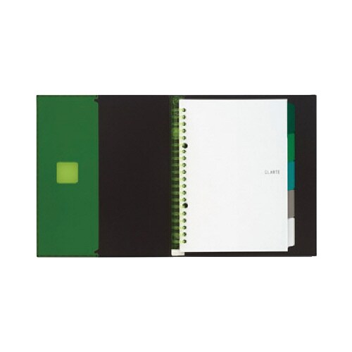 バインダーノート A5 クラルテ グリーン×4