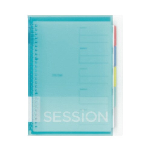 バインダーノート B5 セッション Lブルー×4