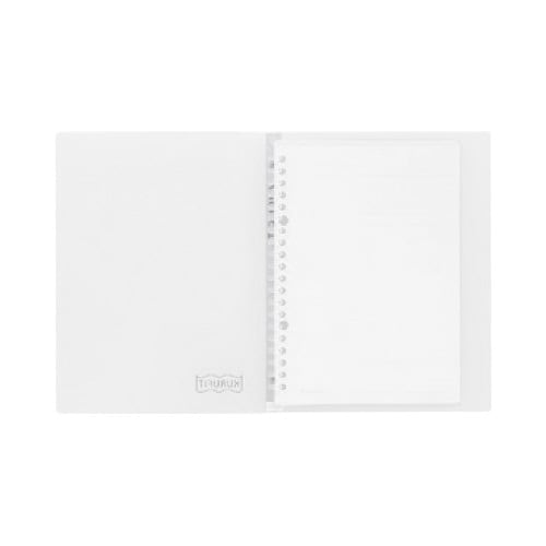 バインダーノート A5 クルフィット クリア×4