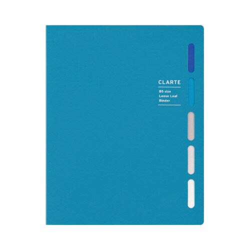 バインダーノート B5 クラルテ ブルー×4