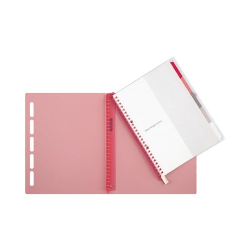 バインダーノート B5 クラルテ ピンク×4