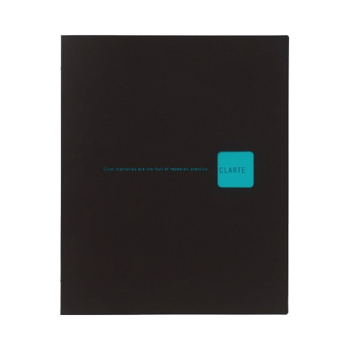 バインダーノート A5 クラルテ ライトブルー×4
