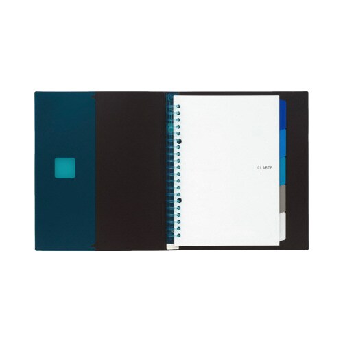 バインダーノート A5 クラルテ ライトブルー×4