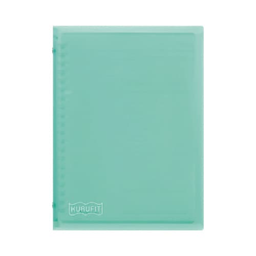 バインダーノートA5クルフィットライトブルー×4