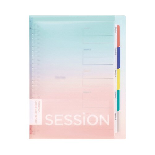 バインダーノートB5セッショングラデーション×4
