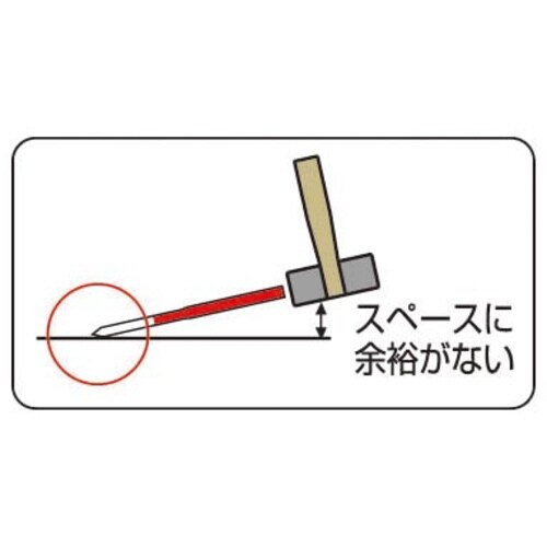 先曲りスロットタガネ