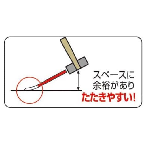 先曲りスロットタガネ