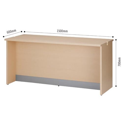 ベーシック木製ローカウンター幅1500ナチュラルN