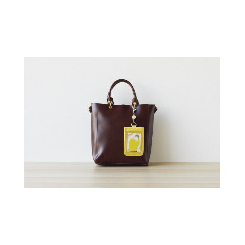 myfa カードスタンドケース コーラルレッド×2