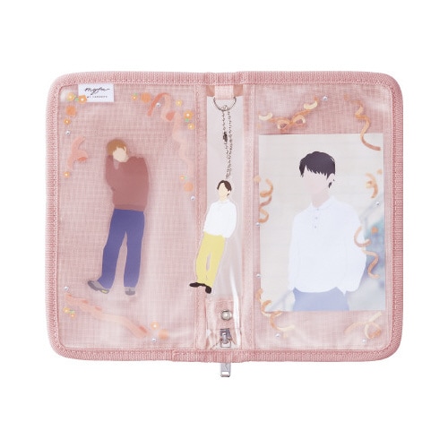 myfaデコレーションポーチシフォンベージュ×2