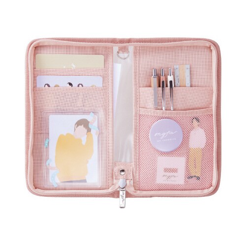 myfaデコレーションポーチシフォンベージュ×2