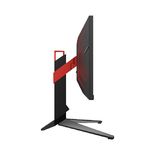 27型ゲーミングディスプレブラック&レッド