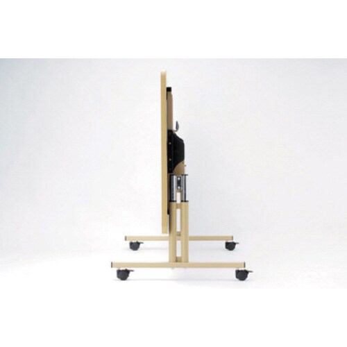 T字脚昇降式テーブル TR角型濃茶180×90cm